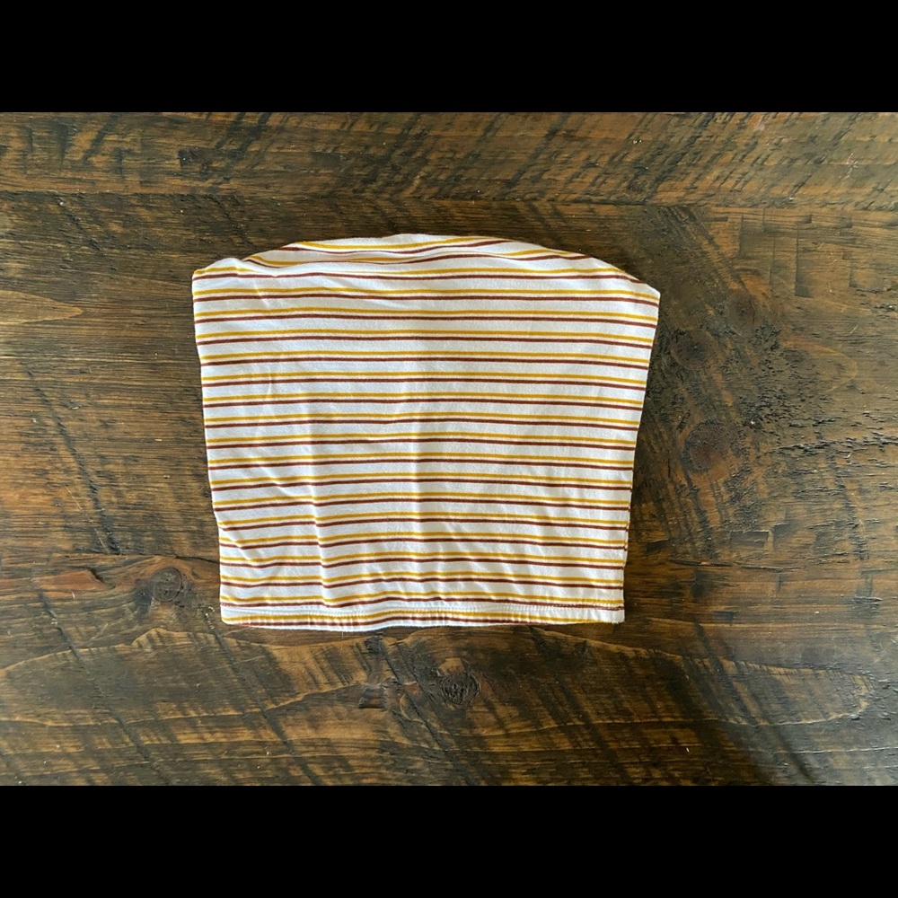 Strapless tube top